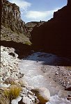 LOOKING UP THE MOUTH OF TAPEATS CREEK.  MILE 134. AUG 1963. NPS, BELKNAP C-46