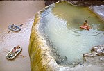 PUMPKIN SPRING, A GREAT TRAVERTINE BOWL AT MILE 212. 26 AUG 1963. NPS, BELKNAP 142