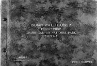 LEATHER COVER OF PHOTO ALBUM USED TO PROMOTE GRAND CANYON &quotINDIAN WATCHTOWER" TO SANTA FE RR EXECUTIVES . CIRCA 1931. 
