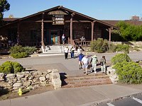 MARY COLTER'S BRIGHT ANGEL LODGE (1935) GRAND CANYON N.P. NPS PHOTO. 