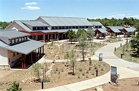 CANYON VIEW PLAZA, THE VISITOR INFORMATION CENTER ON THE SOUTH RIM. GRAND CANYON N.P. NPS PHOTO.