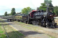 THE GRAND CANYON RAILWAY OFFERS DAILY SERVICE BETWEEN GRAND CANYON N.P. AND WILLIAMS, AZ. NPS PHOTO. 