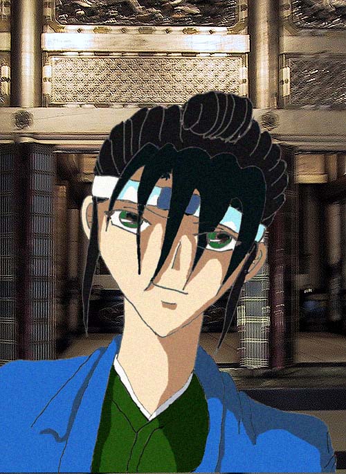 Shoukaittou with a Kyoto Inn (I believe) background.