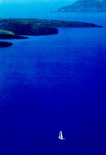 sailboat on blue water