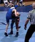 Jaron Pontius goes for single leg takedown