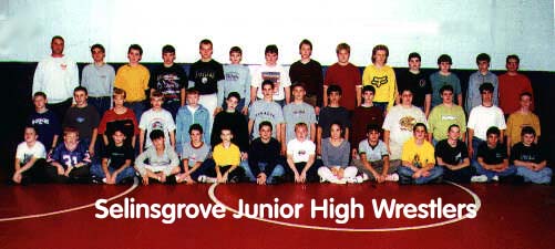Selinsgrove Junior High Wrestlers 2001-2002