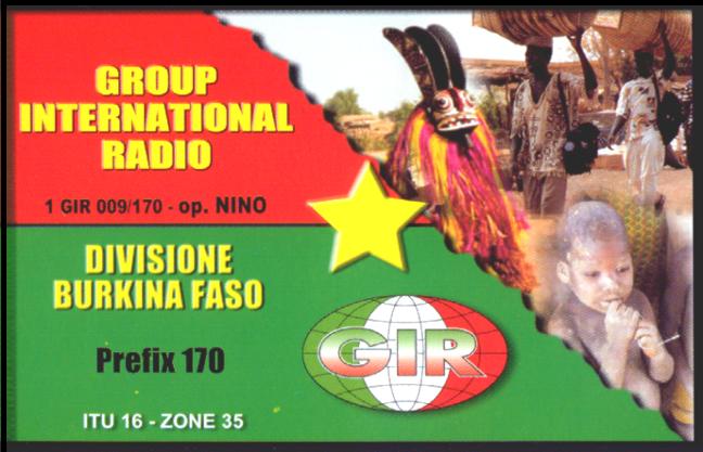Qsl from Burkino Faso