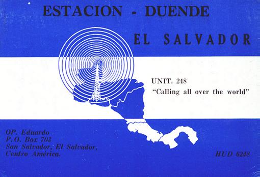 Qsl from El Salvador