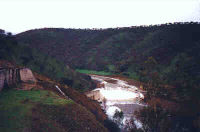 Aliviadero del pantano del "Montoro"