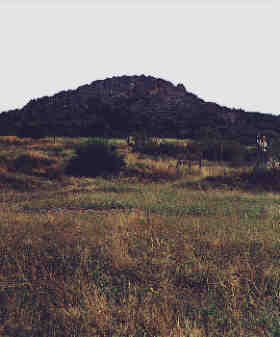 Vista del peñón de "Covatillas"