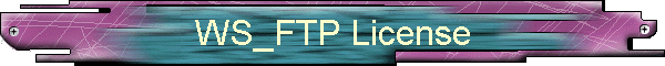 WS_FTP License