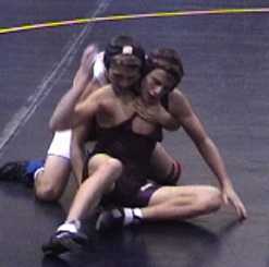 Zach Gill controls opponent