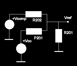 Circuito de control del nivel de referencia