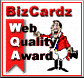 [BizCardz Web Quality Award]