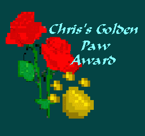 [Chris's Golden Paw Award]