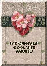 [Ice Cristals Cool Site Award]