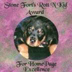 [Stone Ford's Rott N Kid Award For home page Excellence]