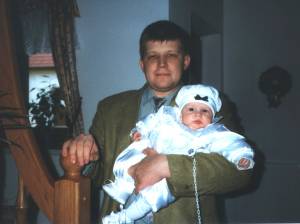 .. und hier mit Papi!