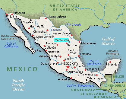 Mapa Mexico