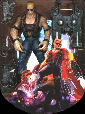 [Image of Duke Nukem in his packing bubble]