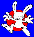 [That psychotic, yet huggable bunny, Max.]