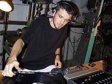 DJ Deviant 'on the decks'