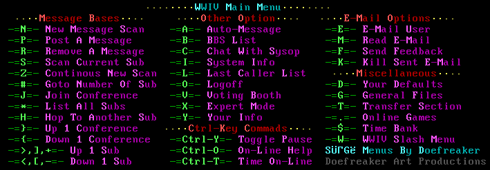 Surge Menu Set Preview