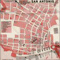 San Antonio Town Map