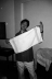 Carta models the exclusive Tampico Towels