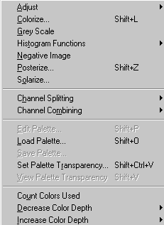 Colors Drop Down Menu