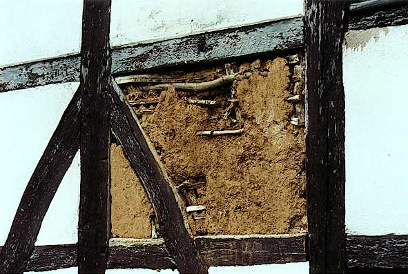 A real half-timbered building