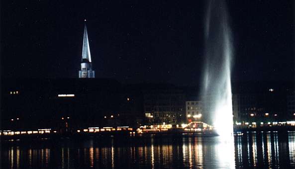 Binnenalster by night