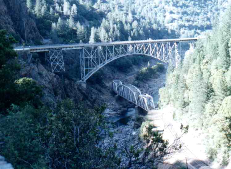 Bridges in the Feather River canyon
