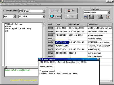 screen view