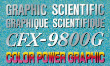 Casio Graphic Scientific CFX-9800G Color Power Graphic Farvegrafregner