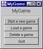 Main menu