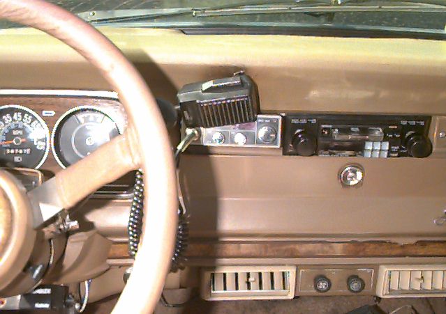 Old Blue's dashboard