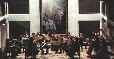Orchester in Stadthalle