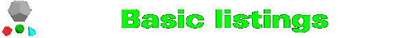Basic listings
