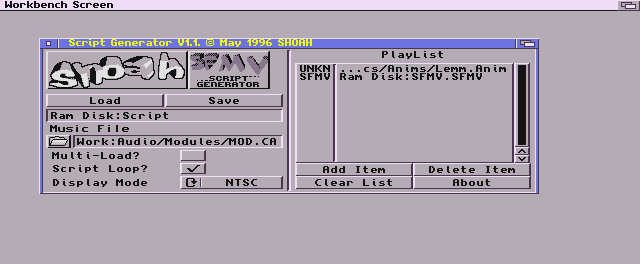 SFMV Script Generator