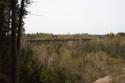 West Duffins Creek - railway tressle