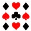 Poker Suits Vinyl Tile - Members Only