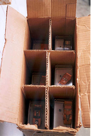 1971 Sizzlers Shipping Box (Top)