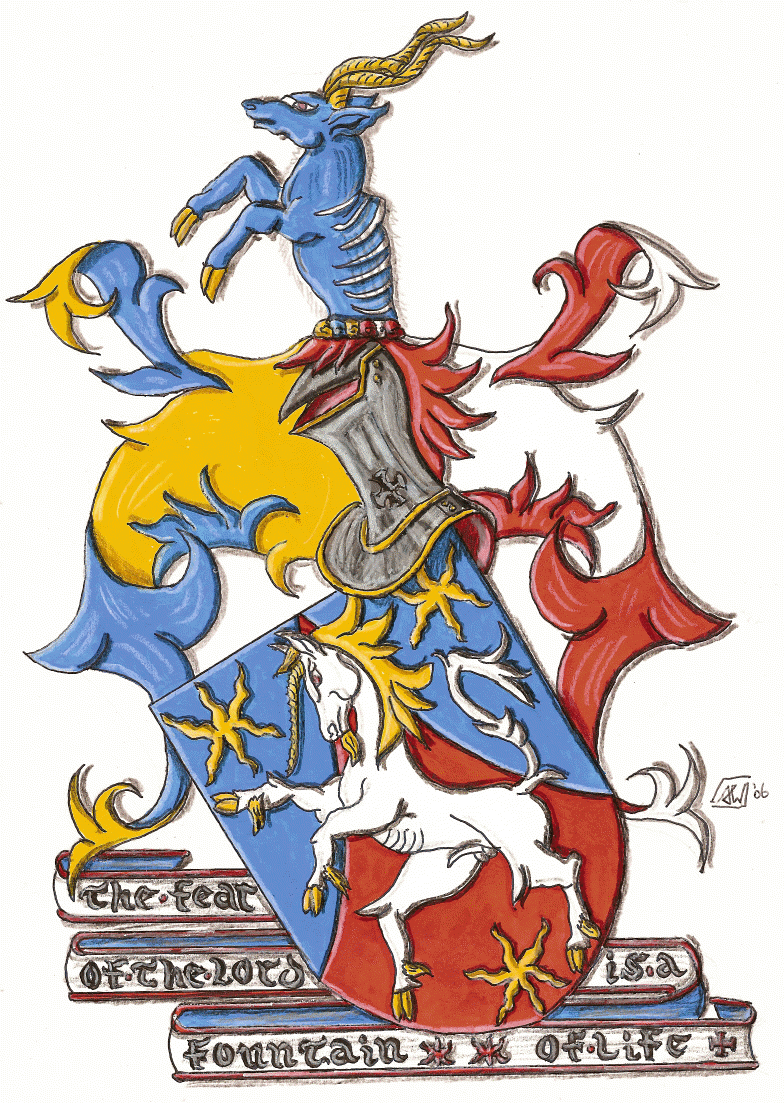 arms of Michael Eric Oettle in a Continental style