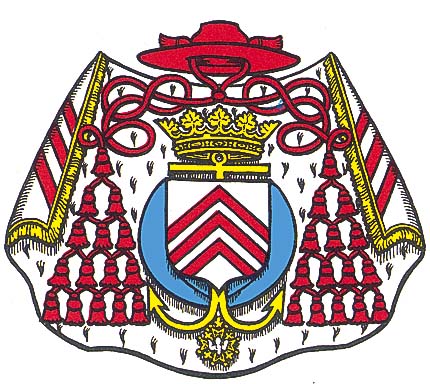 arms of Armand-Jean du Plessis, Cardinal de Richelieu