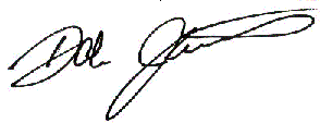 Dale Jarrett's signature