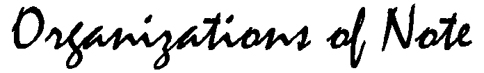 Organizations of Note Logo