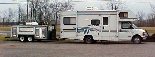 Our Mobile Home and Dog trailer