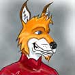 FoxZatt in Red Rubber Shirt