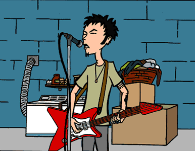 trent singing his heart out